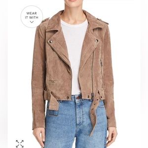 BLANK NYC Suede Moto Jacket